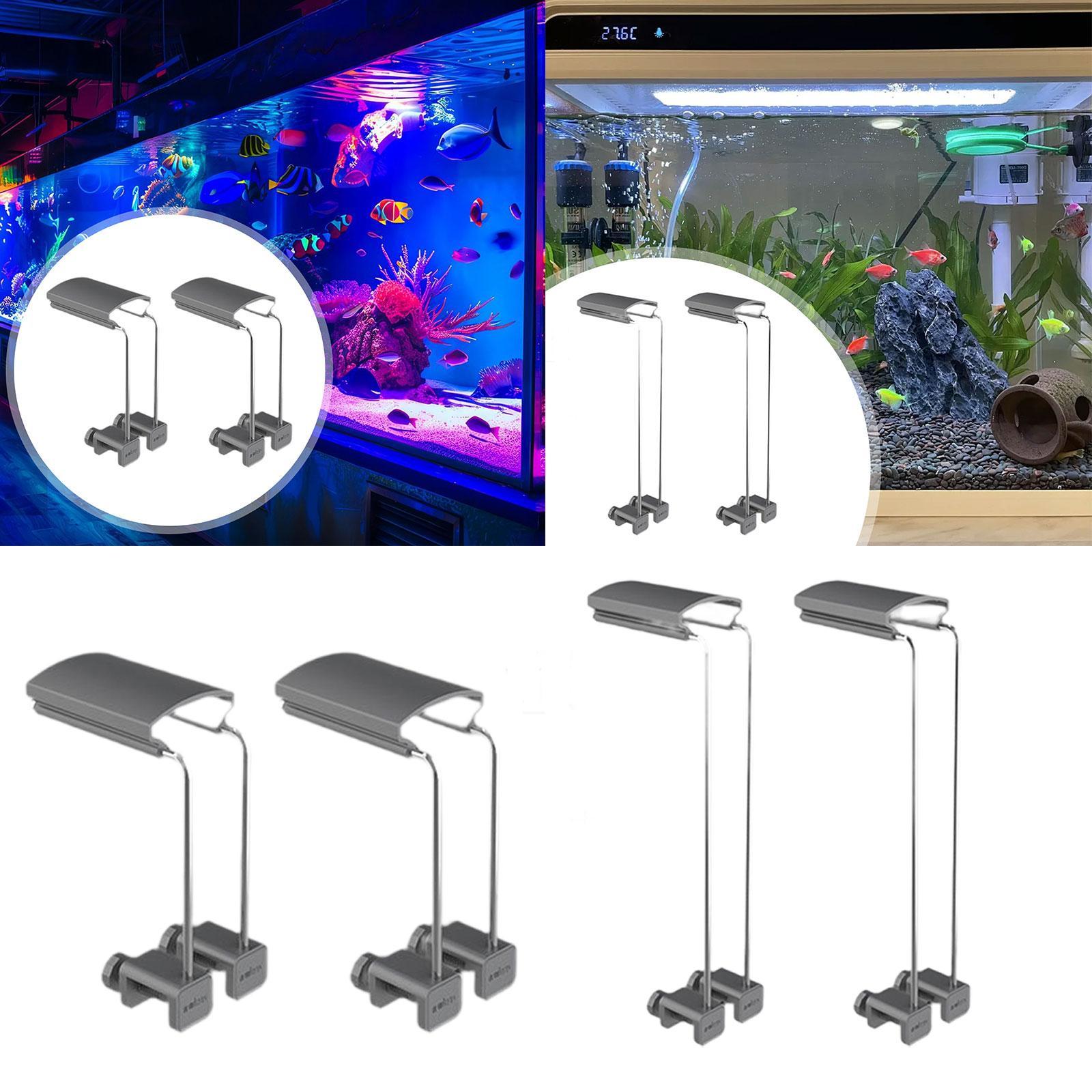 Aquarium Plant Holder - 2-teiliger Aquarium-Lampenhalter als minimalistischer Aquarium-Lichtständer und