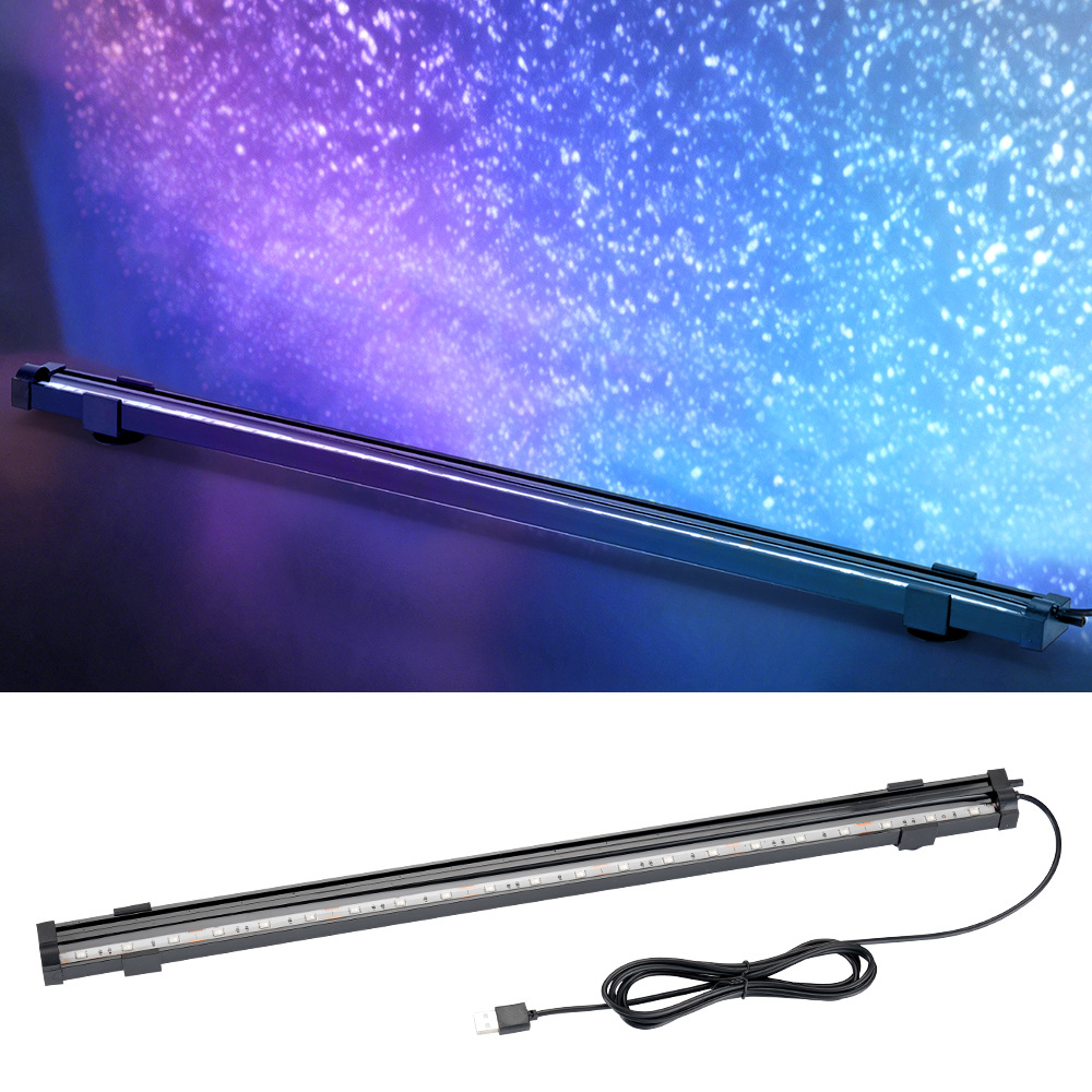 Aquarium Plant Light - USB LED Aquarium-Luftblasenlicht mit automatischer RGB-Farbwechsel-Funktion,