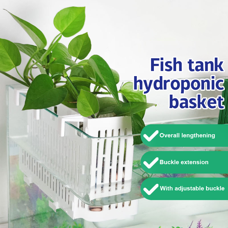 Aquarium Plant Holder - 【F】Aquarium-Hängepflanzgefäß, hitzebeständiger Hydroponik-Korb für Unterwasserpflanzen im