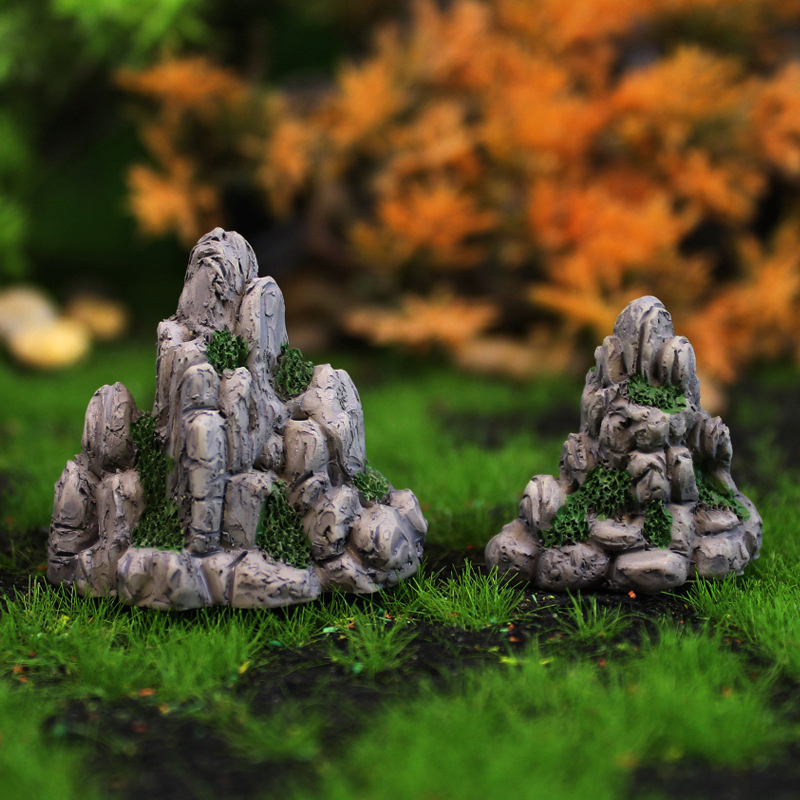 Mini Berg Miniatur gefälschten – Aquarium Moss Bewertung und Preis
