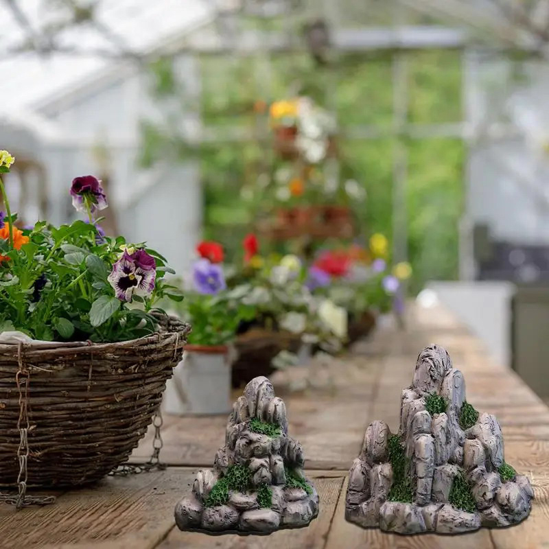 Mini Berg Miniatur gefälschten – Aquarium Moss Bewertung und Preis