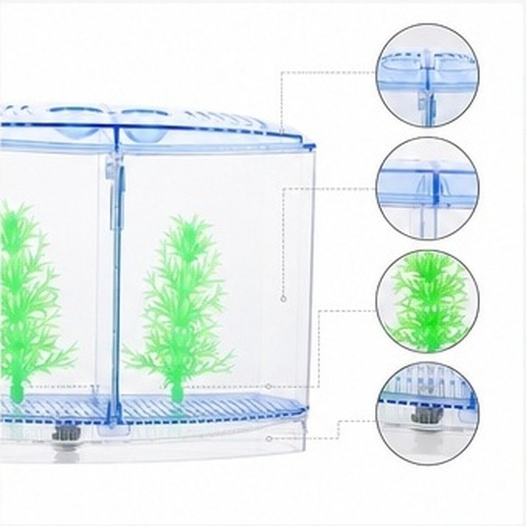 1 Set Kompaktes Acryl-Aquarium – Live Plant Aquarium Bewertung und Preis