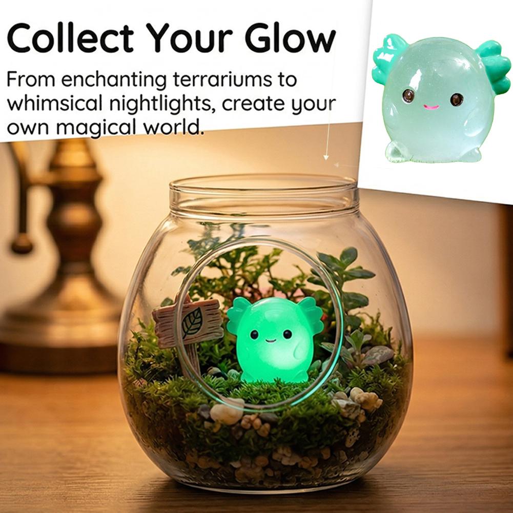 Leuchtende Axolotl-Miniaturen, – Aquarium Moss Bewertung und Preis