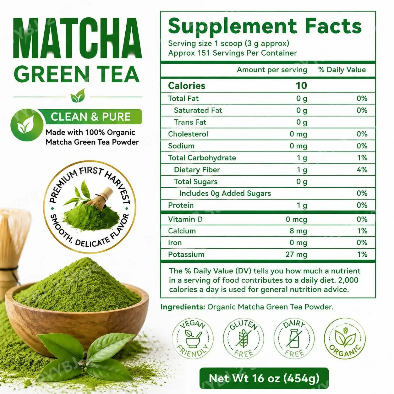 Bio-Matcha-Grüntee-Pulver für  – Planted Tank Bewertung und Preis